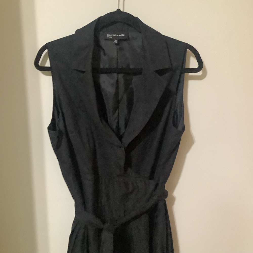 JONES NEW YORK: Elegant Black and Cream Dress - Picture 5 of 7
